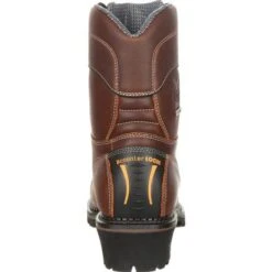 Georgia Boots: Men's GB00236 Brown AMP LT Composite Toe Logger Boots -Boots Hub Shop gb00236 4 large