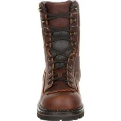 Georgia Boots: Men's Brown GB00238 Composite Toe Waterproof AMP Logger Low Heel Boots -Boots Hub Shop gb00238 3 large