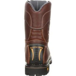 Georgia Boots: Men's Brown GB00238 Composite Toe Waterproof AMP Logger Low Heel Boots -Boots Hub Shop gb00238 4 large