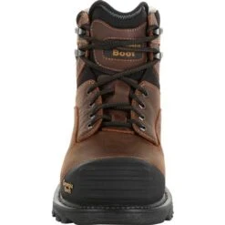 Georgia Boot GB00284 Men's Brown 6" Composite Toe Rumbler Boots -Boots Hub Shop gb00284 3 large