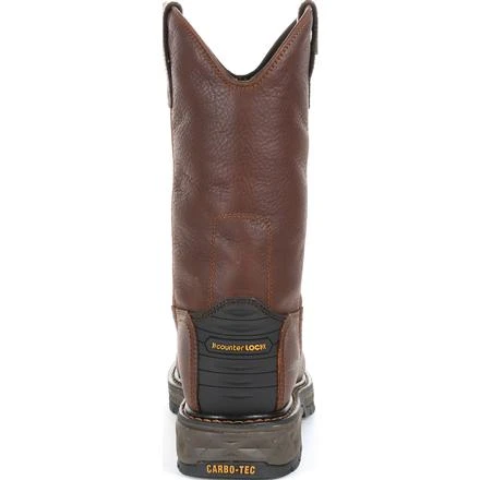 Georgia Boots: Men's GB00308 Brown EH Carbo-Tec LT Pull On Waterproof Boots 4 Georgia Boots: Men's GB00308 Brown EH Carbo-Tec LT Pull On Waterproof Boots - Image 4