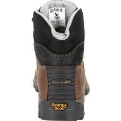Georgia Boots: Men's GB00313 Brown EH Steel Toe Eagle One Waterproof Work Boots -Boots Hub Shop gb00313 4 large