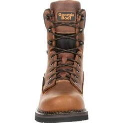 Georgia Boots: Men's GB00318 Brown EH 8" Waterproof Georgia Giant Revamp Work Boots -Boots Hub Shop gb00318 3 large