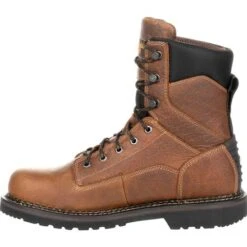 Georgia Boots: Men's GB00318 Brown EH 8" Waterproof Georgia Giant Revamp Work Boots -Boots Hub Shop gb00318 5 large