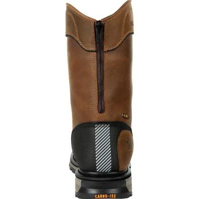 Georgia Boots: Men's GB00394 Brown Carbo Tec LTX Waterproof Composite Toe Pull On Work Boot 5 Georgia Boots: Men's GB00394 Brown Carbo Tec LTX Waterproof Composite Toe Pull On Work Boot - Image 5