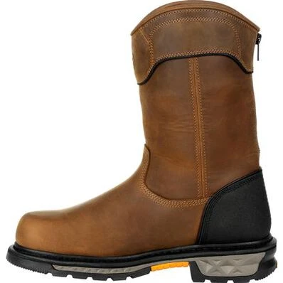 Georgia Boots: Men's GB00394 Brown Carbo Tec LTX Waterproof Composite Toe Pull On Work Boot 4 Georgia Boots: Men's GB00394 Brown Carbo Tec LTX Waterproof Composite Toe Pull On Work Boot - Image 4