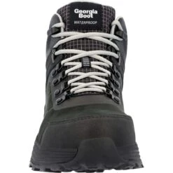 Georgia Boots: Men's GB00595 Black Composite Toe DuraBlend Sport EH Waterproof Hiker Work Boot -Boots Hub Shop gb00595 front 1