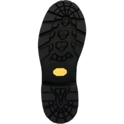 Georgia Boots: Men's GB00603 Black Plain Toe 8" USA Made Logger Waterproof Work Boot -Boots Hub Shop gb00603 outsole