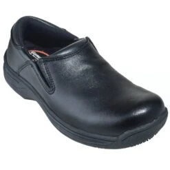 Genuine Grip Shoes: Men's 4700 Black Water-Resistant Slip-On Shoes -Boots Hub Shop genuine grip 4700 p 01 1