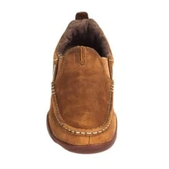 Georgia Boots: Men's Brown Leather Moc Toe G050 Cedar Falls Moisture-Wicking AMP Shoes -Boots Hub Shop georgia g050 f 01