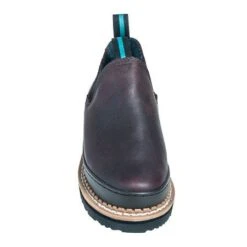 Georgia Boots: Men's Brown GR262 Oil Resistant Giant Romeo Soggy Work Boots -Boots Hub Shop georgia g262 f 01