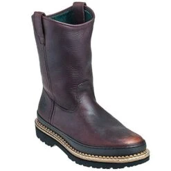 Georgia Boot G4274 Men’s Georgia Giant Brown Pull On Wellington Work Boots -Boots Hub Shop georgia g4274 p 01 1