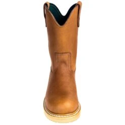 Georgia Boots: Men's G5353 Steel Toe Brown EH Wellington Chemical-Resistant Wedge Boots -Boots Hub Shop georgia g5153 f 01