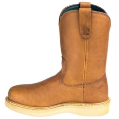 Georgia Boots: Men's G5353 Steel Toe Brown EH Wellington Chemical-Resistant Wedge Boots -Boots Hub Shop georgia g5153 i 01