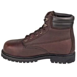 Georgia Boots: Waterproof G6174 Brown Steel Toe EH Men's 6-Inch Oiler Work Boots -Boots Hub Shop georgia g6174 i 01