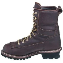 Georgia Boots: Men's Brown G7113 Waterproof Goodyear Welt Logger Boots -Boots Hub Shop georgia g7113 i 01