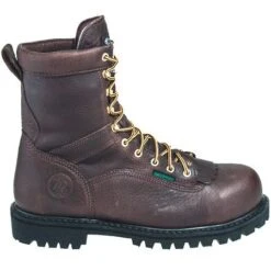 Georgia Boots: Men's G8341 Brown Steel Toe Waterproof EH Work Boots -Boots Hub Shop georgia g8341 o 01