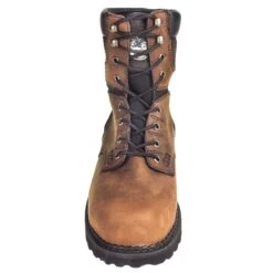 Georgia Boots: Waterproof Steel Toe EH G9334 Men's Dark Brown Brookville Work Boots -Boots Hub Shop georgia g9334 f 01