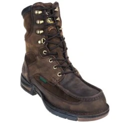 Georgia Boots: Waterproof 8-Inch Men's G9453 Brown Moc-Toe Athens Work Boots 9 Georgia Boots: Waterproof 8-Inch Men's G9453 Brown Moc-Toe Athens Work Boots -Boots Hub Shop georgia g9453 p 01