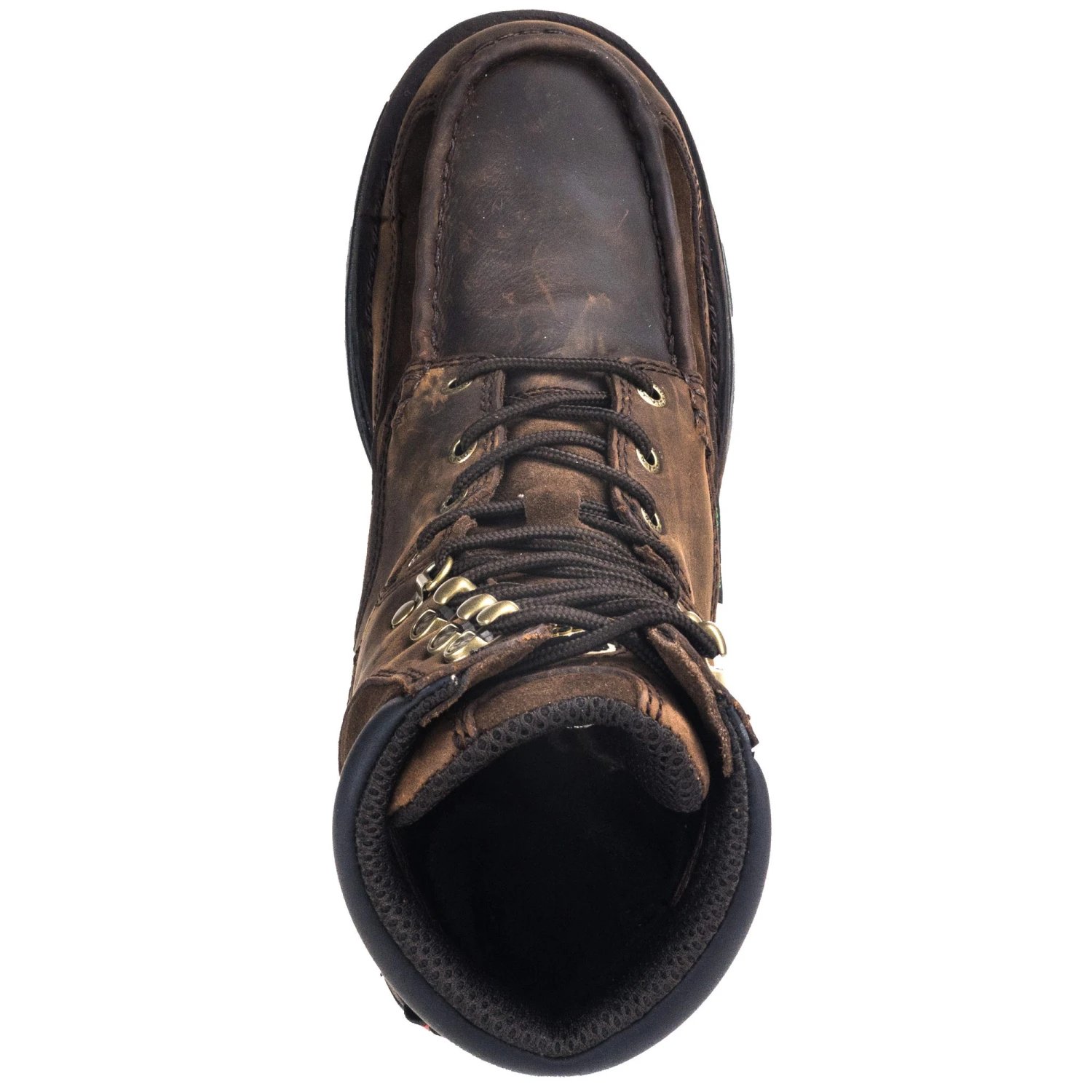 Georgia Boots: Waterproof 8-Inch Men's G9453 Brown Moc-Toe Athens Work Boots 2 Georgia Boots: Waterproof 8-Inch Men's G9453 Brown Moc-Toe Athens Work Boots - Image 2