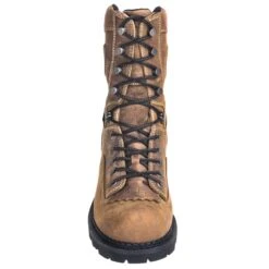 Georgia Boots: Men's Waterproof GB00096 Brown Slip-Resistant Comfort Core General Toe Logger Boots -Boots Hub Shop georgia gb00096 f 01