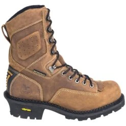 Georgia Boots: Brown Composite Toe Waterproof 9-Inch Comfort Core Men's GB00097 Logger Boots 10 Georgia Boots: Brown Composite Toe Waterproof 9-Inch Comfort Core Men's GB00097 Logger Boots -Boots Hub Shop georgia gb00096 o 01 1