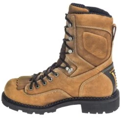 Georgia Boots: Men's Waterproof GB00122 Brown Slip-Resistant Comfort Core Logger Work Boots -Boots Hub Shop georgia sb0012 i 01 1