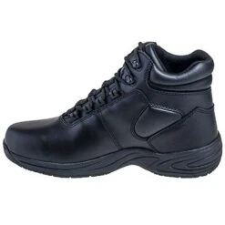 Grabbers Work Shoes: Men's G1240 Black Affixed Black Slip Resistant Work Boot -Boots Hub Shop graber g1240st i 01