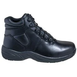Grabbers Work Shoes: Men's G1240 Black Affixed Black Slip Resistant Work Boot -Boots Hub Shop graber g1240st o 01