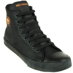 Harley Davidson Shoes: Men's D93343 Baxter Orange And Black Shoes -Boots Hub Shop harley davidson 93343 p 001