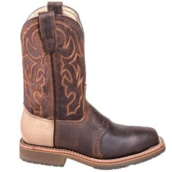 Double H Boots: Men's DH3567 Brown USA-Made Square Steel Toe EH Work Boots -Boots Hub Shop hh dh3567 o 01