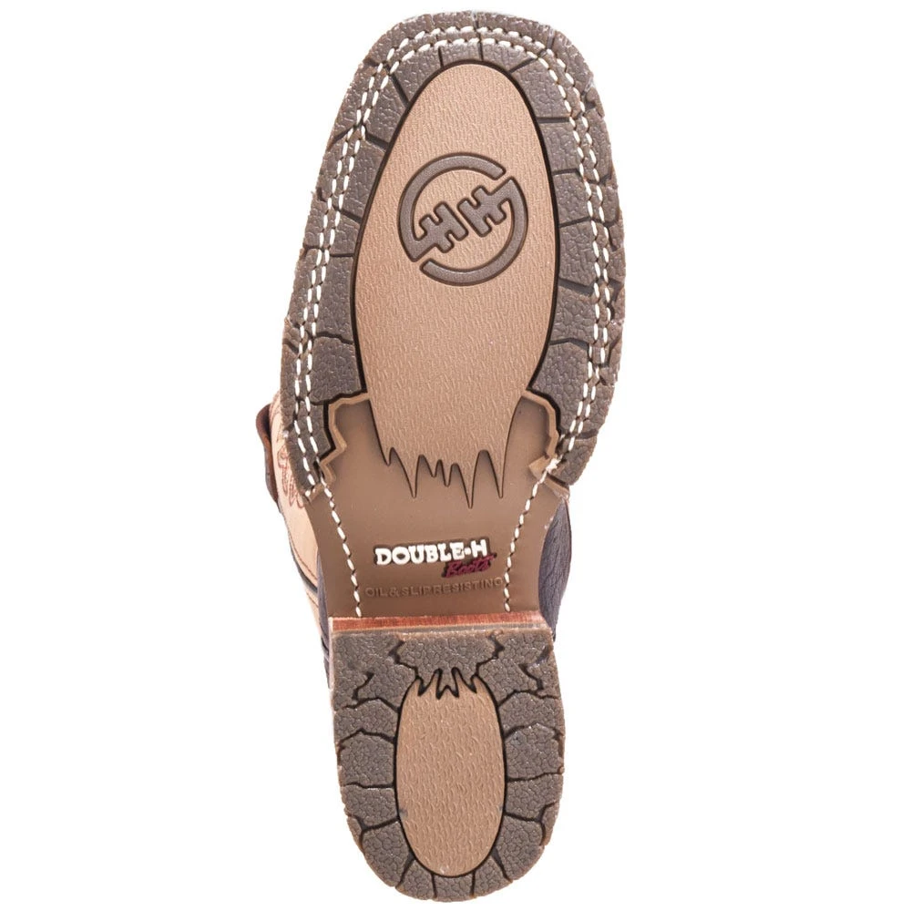 Double H Boots: Men's DH4305 USA-Made Square Toe 11-Inch Cowboy Boots 1 Double H Boots: Men's DH4305 USA-Made Square Toe 11-Inch Cowboy Boots