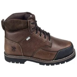 Iron Age Boots: Men's Brown IA0163 Steel Toe Internal Met Guard Work Boots -Boots Hub Shop ia0163 2