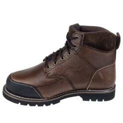 Iron Age Boots: Men's Brown IA0163 Steel Toe Internal Met Guard Work Boots -Boots Hub Shop ia0163 4