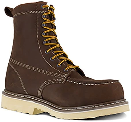 Iron Age Boots: Men's IA5082 BRN Brown 8" Wedge Work Boot, Comp Toe 1 Iron Age Boots: Men's IA5082 BRN Brown 8" Wedge Work Boot, Comp Toe