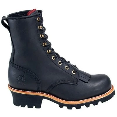 Chippewa Boots: Men's Steel Toe EH 73020 Black Logger Boots 1 Chippewa Boots: Men's Steel Toe EH 73020 Black Logger Boots