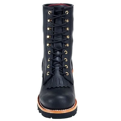 Chippewa Boots: Men's Steel Toe EH 73020 Black Logger Boots 2 Chippewa Boots: Men's Steel Toe EH 73020 Black Logger Boots - Image 2