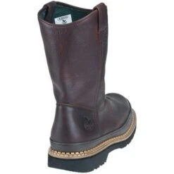 Georgia Boots: Men's G4374 Brown Soggy Giant Steel Toe Wellington Work Boots -Boots Hub Shop image 49747