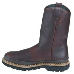 Georgia Boots: Men's G4374 Brown Soggy Giant Steel Toe Wellington Work Boots -Boots Hub Shop image 49749