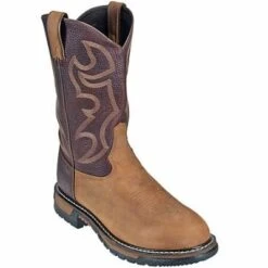 Rocky Boots: Men's Round Toe Slip-Resistant Cowboy Boots 2732 -Boots Hub Shop image 50651