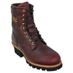 Chippewa Boots: Men's Brown Waterproof EH Steel Toe 73060 Insulated Logger Work Boots -Boots Hub Shop image 51652