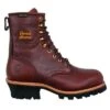 Chippewa Boots: Men's Brown Waterproof EH Steel Toe 73060 Insulated Logger Work Boots