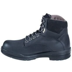 Wolverine Boots: Men's Black 3123 DuraShock Slip-Resistant Work Boots -Boots Hub Shop image 54098