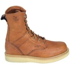 Georgia Boots: Men's G8342 Barracuda Gold EH Steel Toe Wedge Work Boots