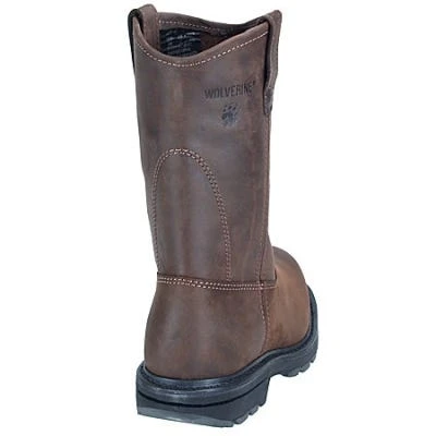 Wolverine Boots: Men's 4707 Brown Steel Toe EH SR Wellington Boots 3 Wolverine Boots: Men's 4707 Brown Steel Toe EH SR Wellington Boots - Image 3
