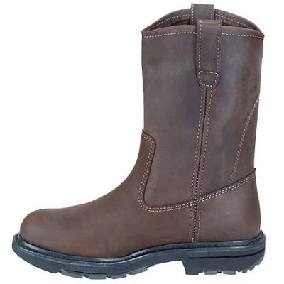Wolverine Boots: Men's 4707 Brown Steel Toe EH SR Wellington Boots 5 Wolverine Boots: Men's 4707 Brown Steel Toe EH SR Wellington Boots - Image 5