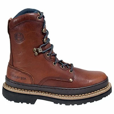 Georgia Boots: Men's Brown G8274 8 Inch Slip Resistant Work Boots 1 Georgia Boots: Men's Brown G8274 8 Inch Slip Resistant Work Boots