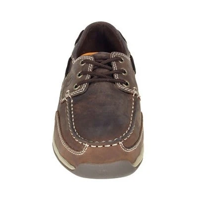 Rockport Works Shoes: Men's Steel Toe EH Leather Boat Shoes RK6736 2 Rockport Works Shoes: Men's Steel Toe EH Leather Boat Shoes RK6736 - Image 2