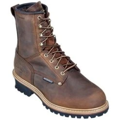 Carolina Boots: Men's Waterproof Insulated CA7821 Met Guard Logger Boots -Boots Hub Shop image 77277