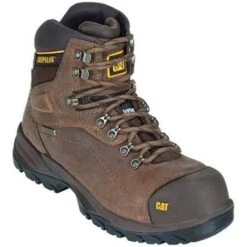 Caterpillar Boots: Men's Brown 89940 Diagnostic HI Insulated Waterproof Steel Toe Hiking Boots -Boots Hub Shop image 78125 1